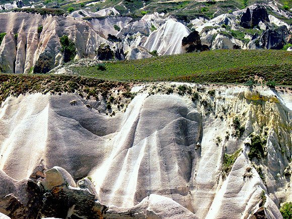 Cappadocia area in Turkey