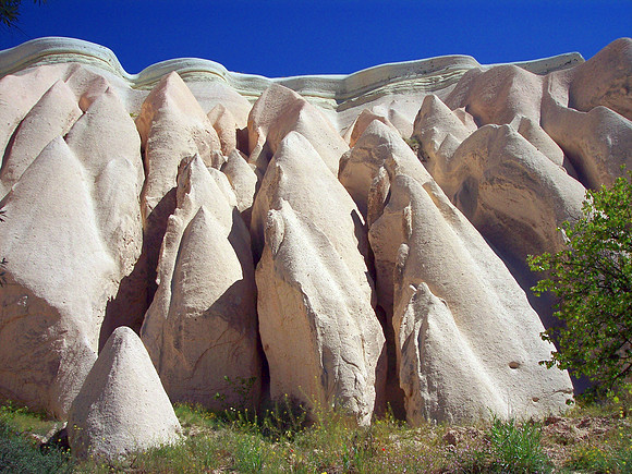 Cappadocia area in Turkey