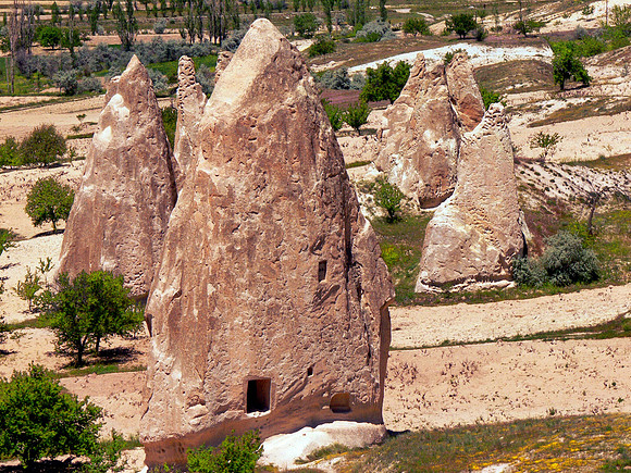 Cappadocia area in Turkey