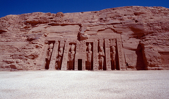 Abu Simbel,  near the Sudanese border in Southern Egypt.l