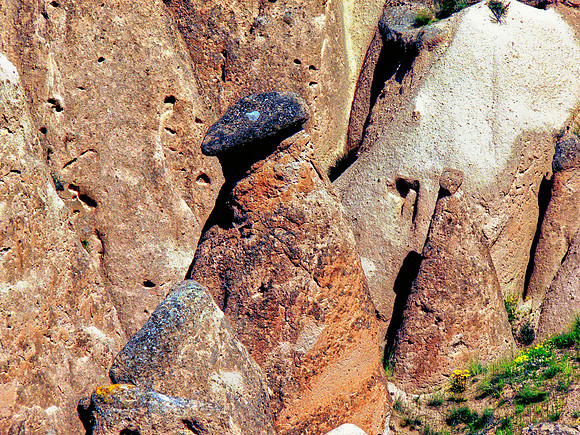 Cappadocia area in Turkey