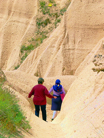 Cappadocia area in Turkey
