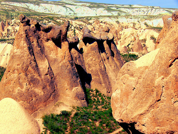 Cappadocia area in Turkey