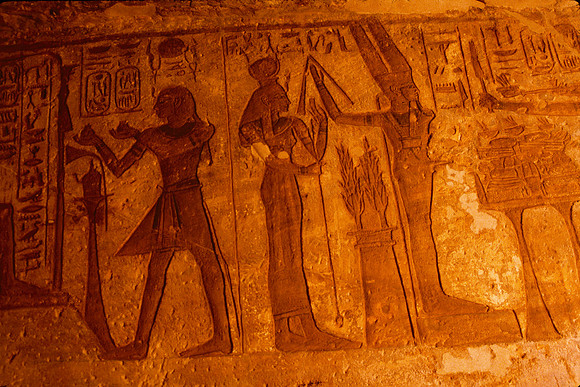 Abu Simbel,  near the Sudanese border in Southern Egypt.l