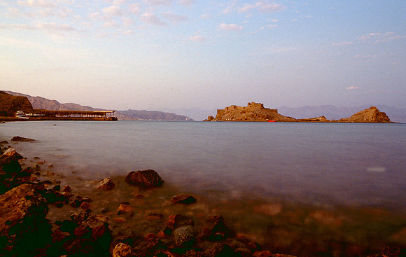 Pharaohs Island Fort near Taba, Egypt