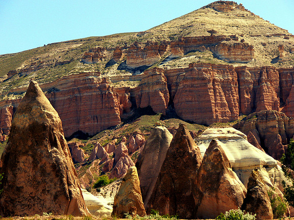 Cappadocia area in Turkey