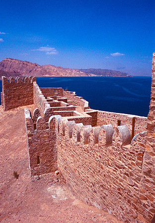 Pharaohs Island Fort near Taba, Egypt