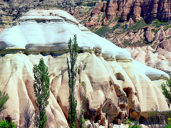 Cappadocia area in Turkey