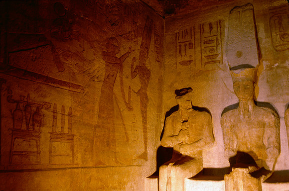 Abu Simbel,  near the Sudanese border in Southern Egypt.l