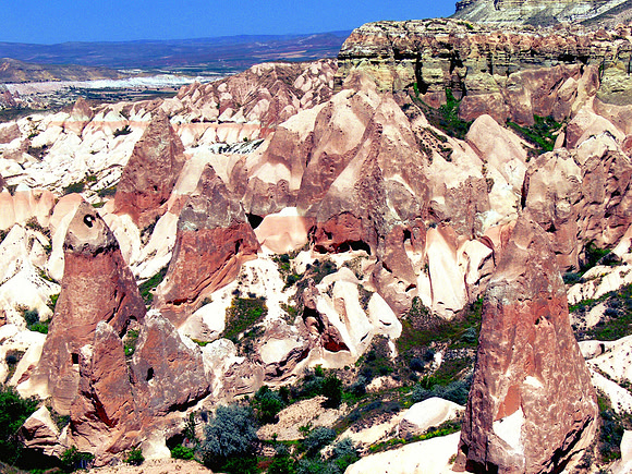 Cappadocia area in Turkey