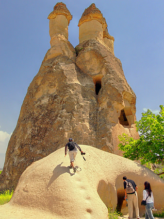 Cappadocia area in Turkey
