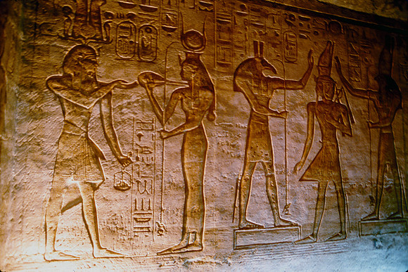 Abu Simbel,  near the Sudanese border in Southern Egypt.l