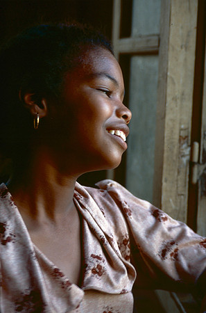 Portrait of a lovely Nubian girl.