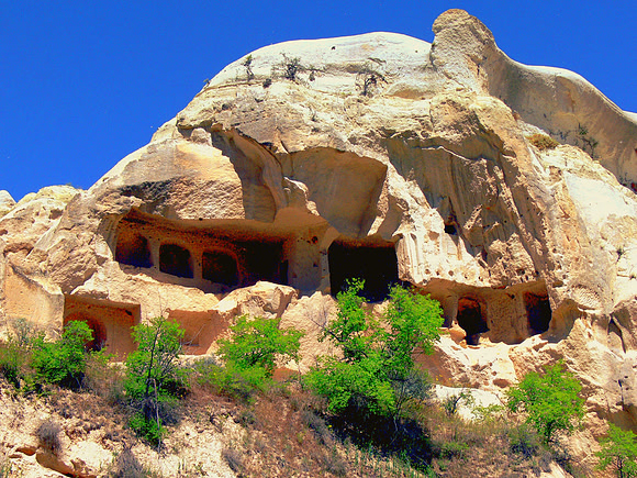 Cappadocia area in Turkey