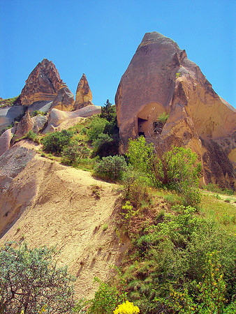 Cappadocia area in Turkey