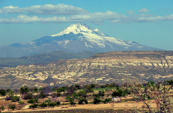 Cappadocia area in Turkey