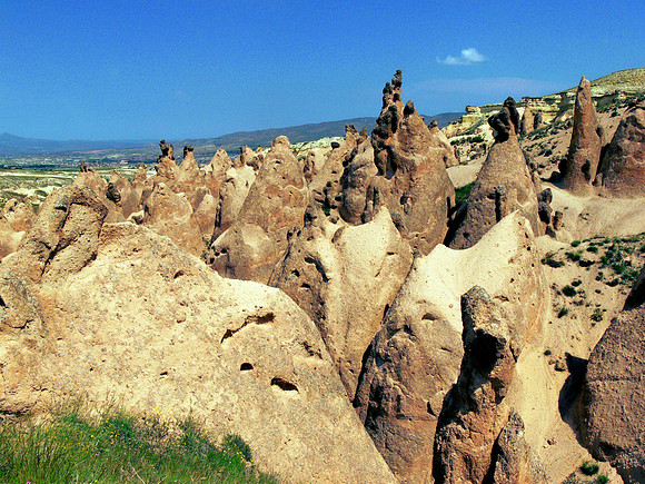 Cappadocia area in Turkey