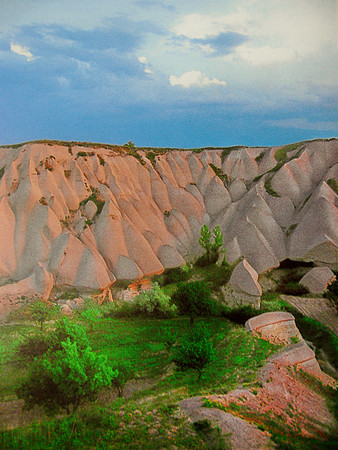Cappadocia area in Turkey