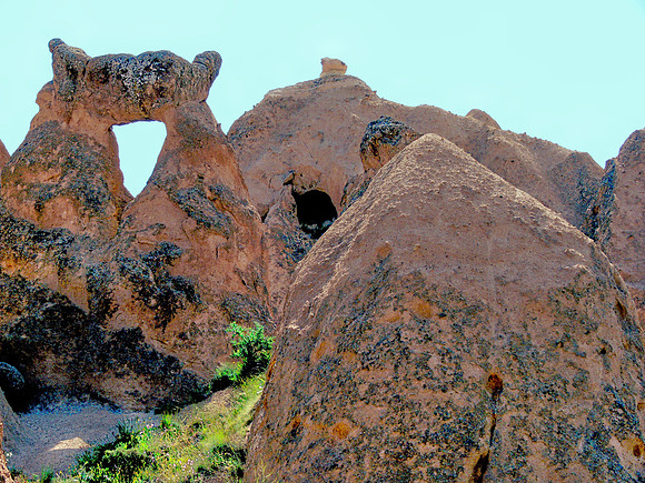 Cappadocia area in Turkey