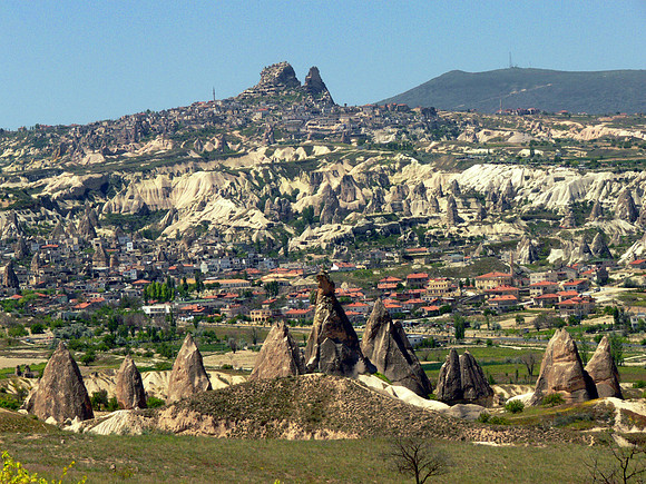 Cappadocia area in Turkey