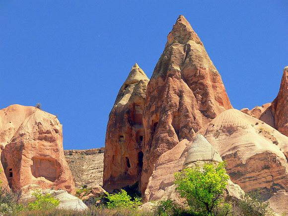 Cappadocia area in Turkey