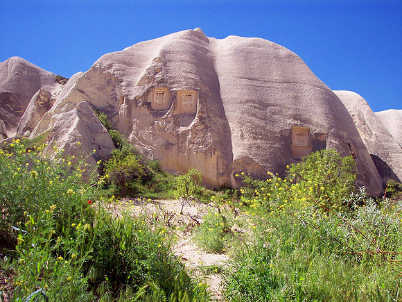 Cappadocia area in Turkey