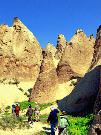 Cappadocia area in Turkey