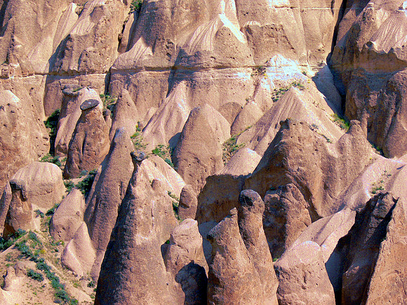 Cappadocia area in Turkey