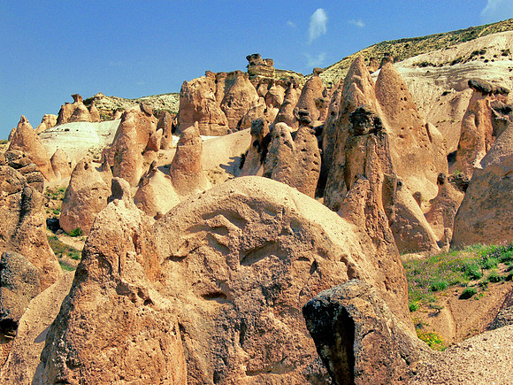 Cappadocia area in Turkey