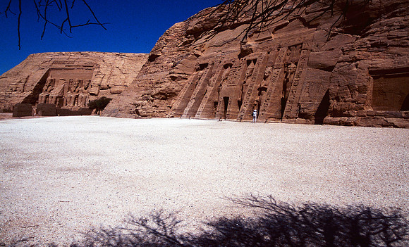 Abu Simbel,  near the Sudanese border in Southern Egypt.l