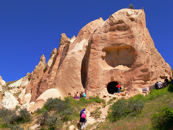 Cappadocia area in Turkey