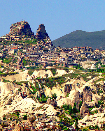 Cappadocia area in Turkey