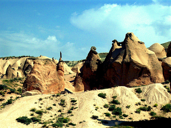 Cappadocia area in Turkey