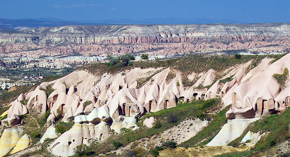 Cappadocia area in Turkey