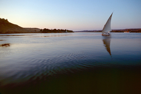 A felucca on the Nile