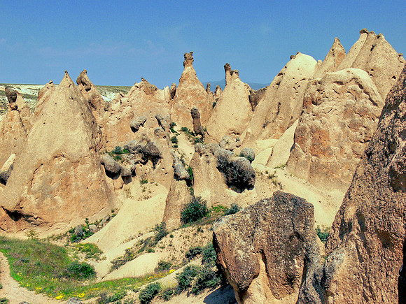 Cappadocia area in Turkey