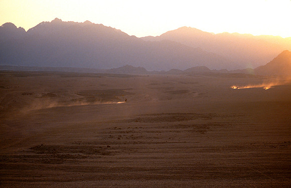 Arid mountains of the Sinai Peninsula.